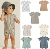Boys Swimwear/ Unisex Swimwear- Boho Stripes Print.